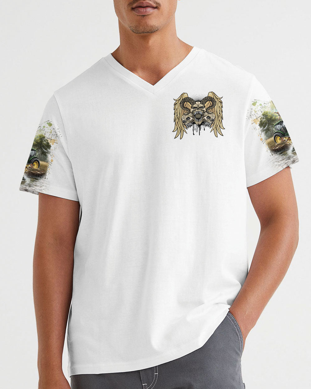 THE CLOSER I GET TO NATURE HUNTING ALL OVER PRINT - YHLN1911242