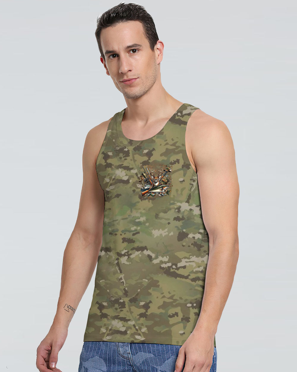 FISHING SOLVES MOST OF MY PROBLEMS HUNTING ALL OVER PRINT - YHLN2011242