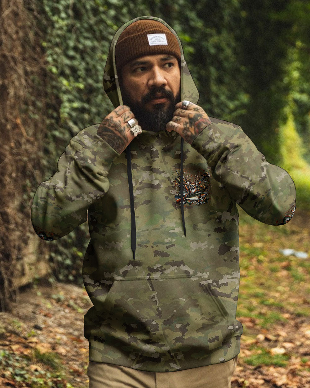 FISHING SOLVES MOST OF MY PROBLEMS HUNTING ALL OVER PRINT - YHLN2011242