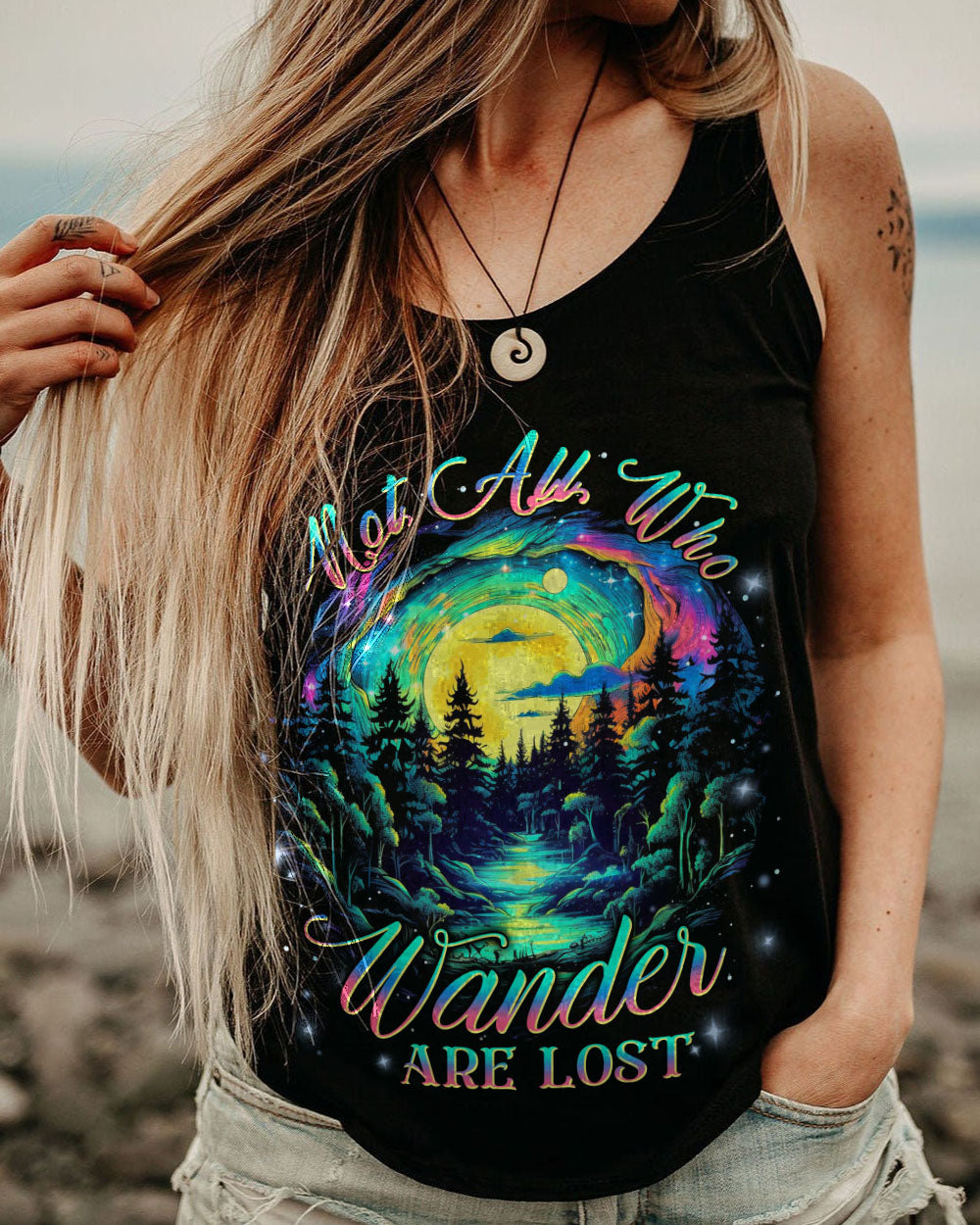 NOT ALL WHO WANDER ARE LOST ALL OVER PRINT - YHLN2208233
