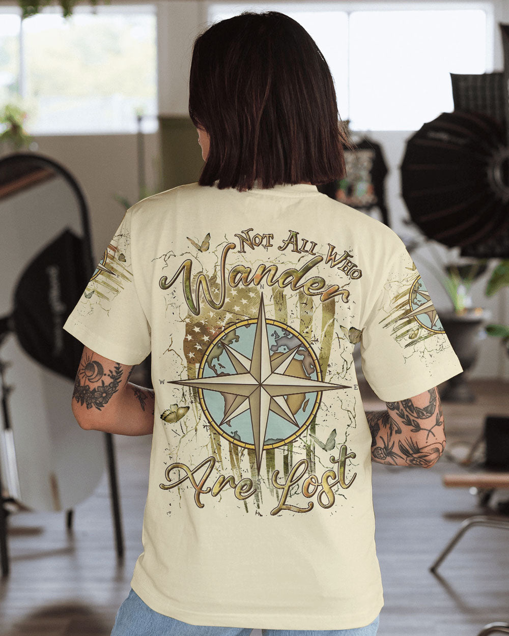 NOT ALL WHO WANDER ARE LOST ALL OVER PRINT - YHLN2611241