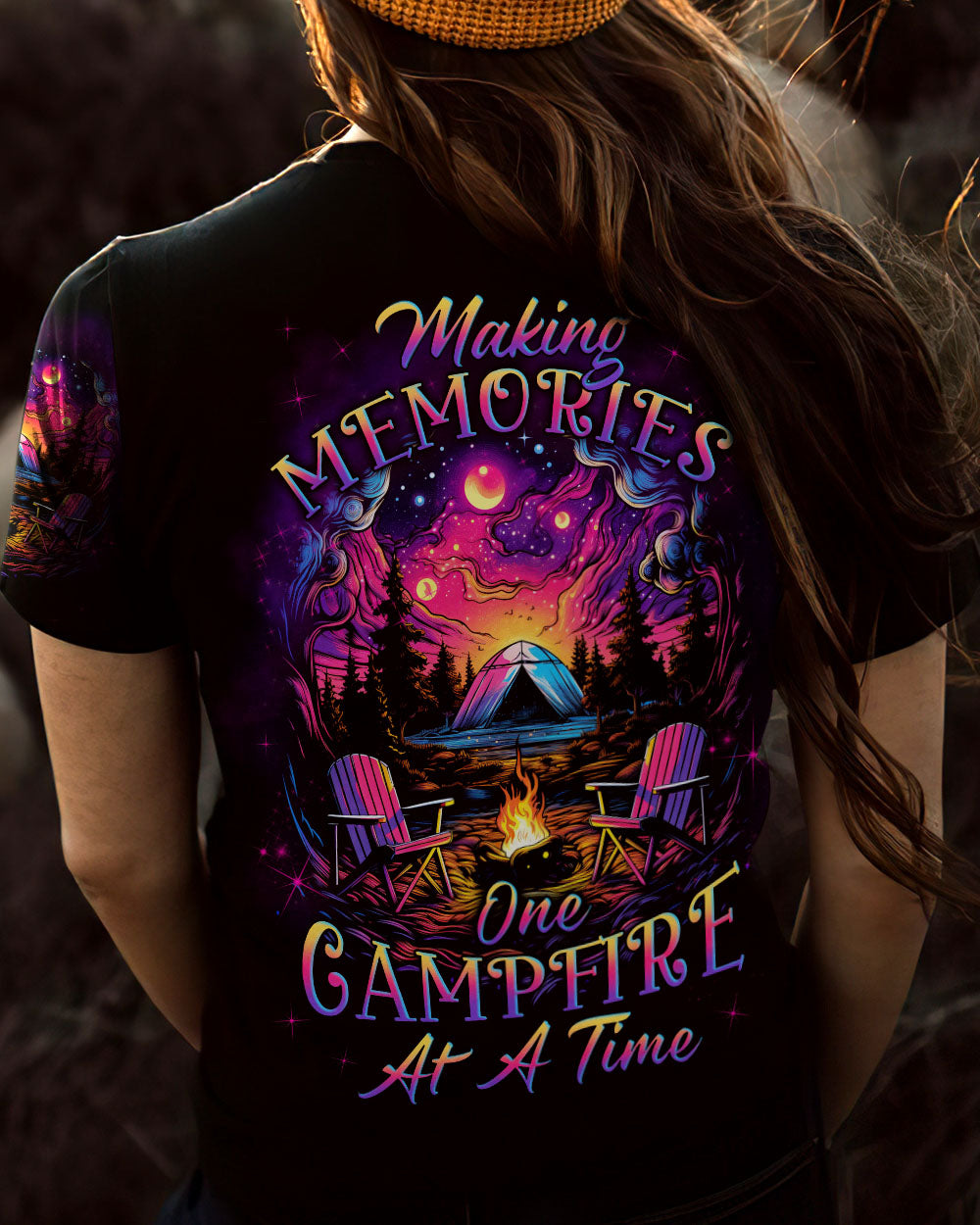 MAKING MEMORIES ONE CAMPFIRE AT A TIME ALL OVER PRINT - YHLN2709234