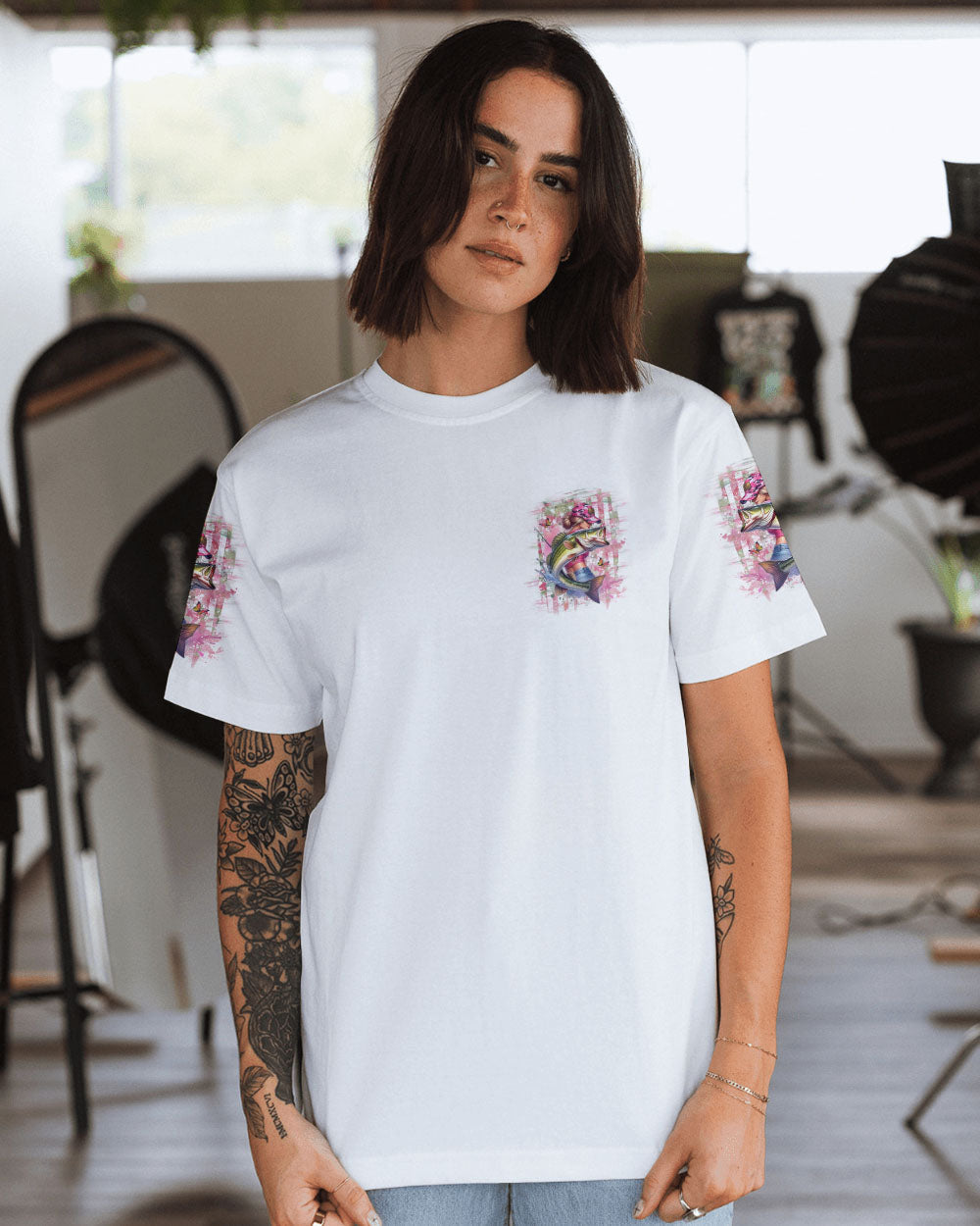 REAL GIRLS FISH FISHING ALL OVER PRINT - YHLT2811241