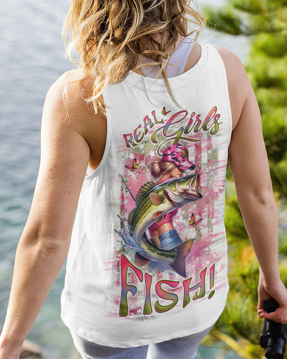 REAL GIRLS FISH FISHING ALL OVER PRINT - YHLT2811241