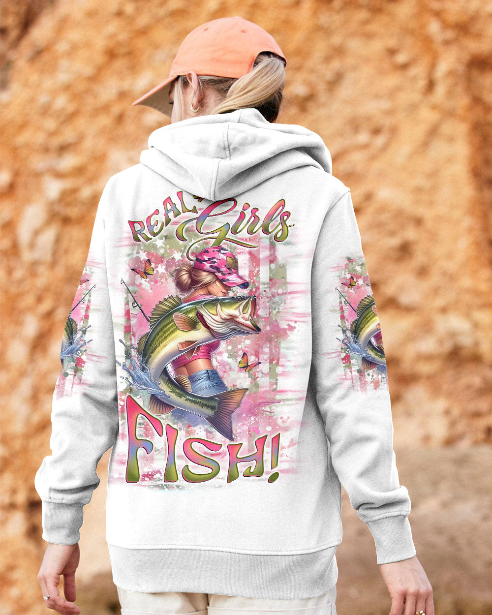 REAL GIRLS FISH FISHING ALL OVER PRINT - YHLT2811241