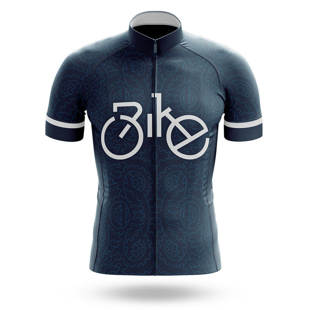 Bike Typo Men's Cycling Jersey Set, Road Bike Cycling Kit for Men, Biking Outfit, Bicycle Suit, Team Racing Uniform