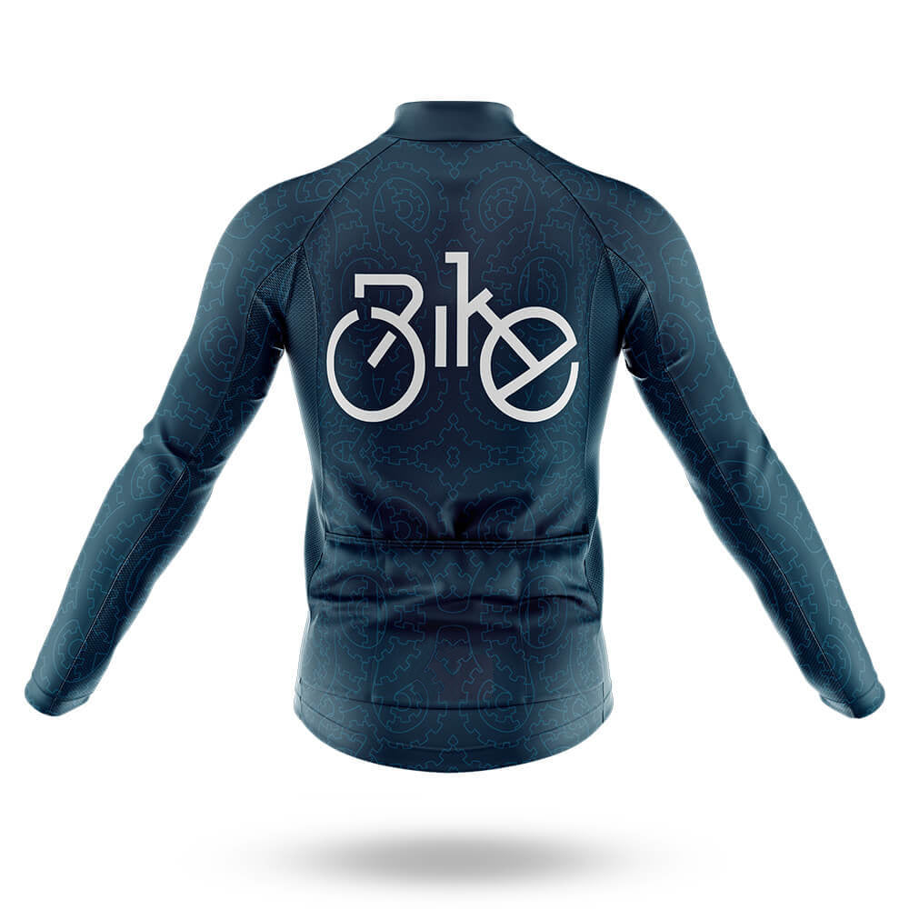Bike Typo Men's Cycling Jersey Set, Road Bike Cycling Kit for Men, Biking Outfit, Bicycle Suit, Team Racing Uniform