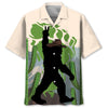 Bigfoot Cowboy Footprint Hawaiian Shirt