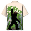 Bigfoot Cowboy Footprint Hawaiian Shirt