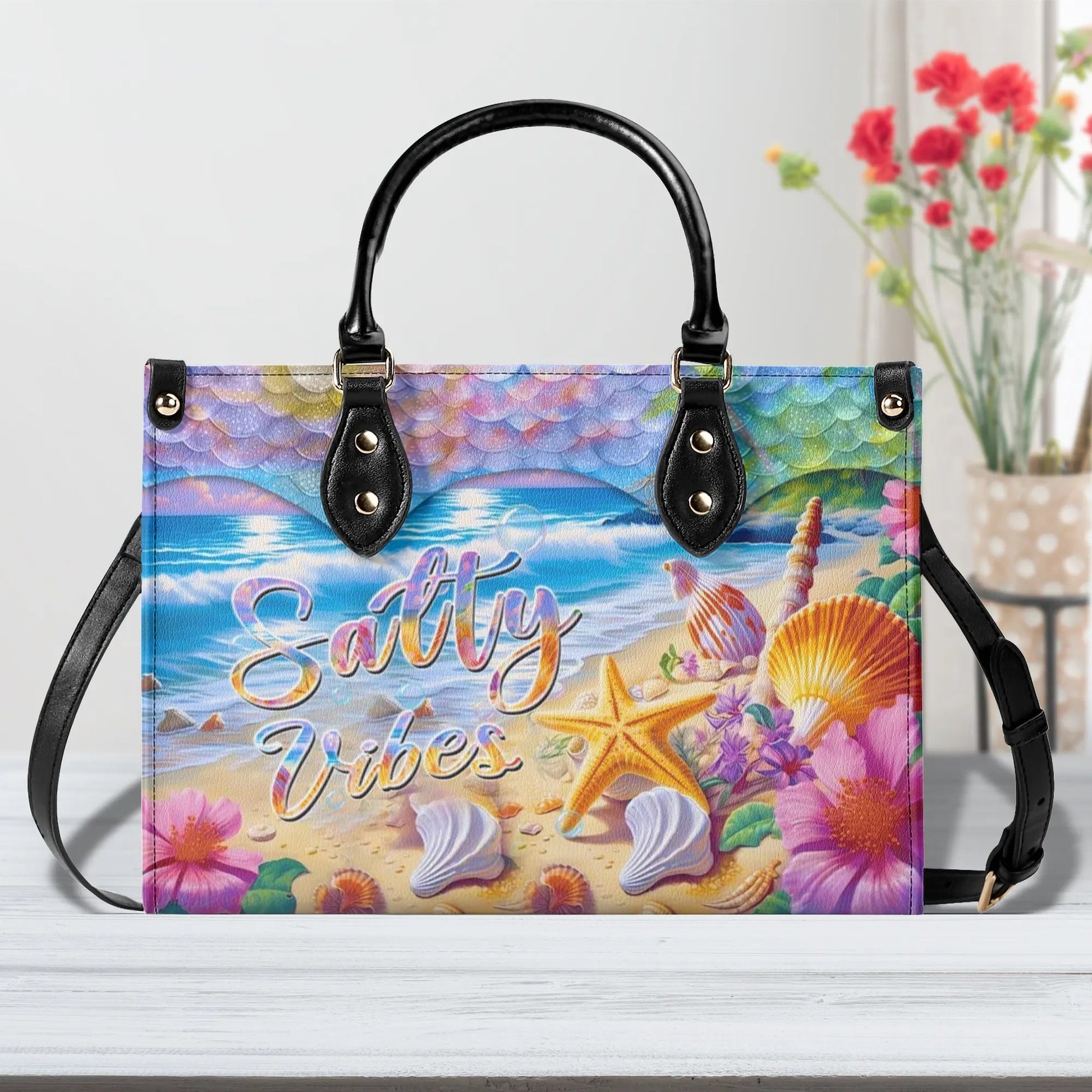 Bigcrowns SALTY VIBES LEATHER HANDBAG N2905242