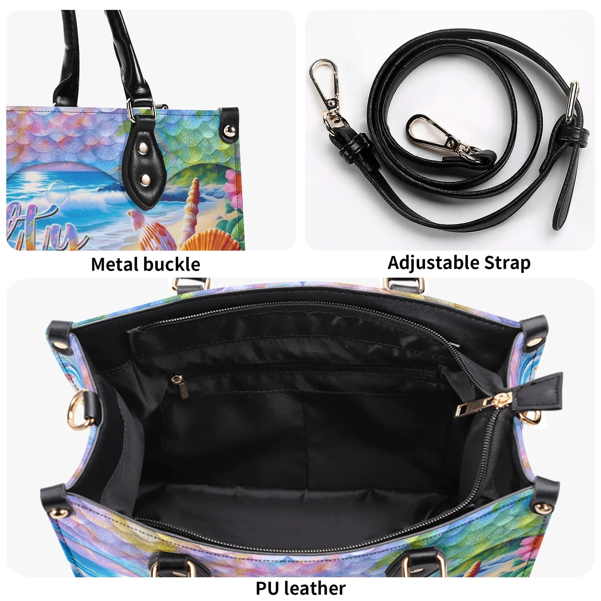Bigcrowns SALTY VIBES LEATHER HANDBAG N2905242