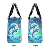 Bigcrowns DOLPHIN MOON FLORAL LEATHER HANDBAG Z0507244