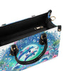 Bigcrowns DOLPHIN MOON FLORAL LEATHER HANDBAG Z0507244