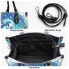 Bigcrowns DOLPHIN MOON FLORAL LEATHER HANDBAG Z0507244