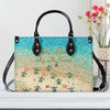 As Free As The Ocean Turtle Leather Handbag
