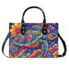 Bigcrowns COLORFUL TURTLE LEATHER HANDBAG O2707242
