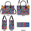 Bigcrowns COLORFUL TURTLE LEATHER HANDBAG O2707242