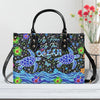 As Free As The Ocean Leather Handbag