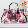 SKULL ROSE LEATHER HANDBAG - TLNZ0508244