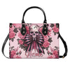 SKULL ROSE LEATHER HANDBAG - TLNZ0508244