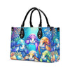 Bigcrowns OCEAN TURTLES LEATHER HANDBAG N0907243