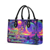 Bigcrowns SMELL THE SEA FEEL THE BREEZE LEATHER HANDBAG T3008244
