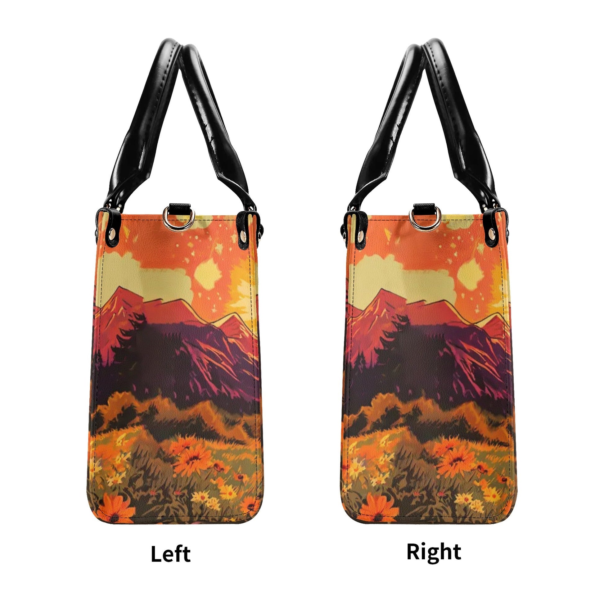 Bigcrowns CAMPING SCENE LEATHER HANDBAG N1208244