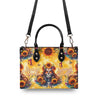 SHE IS SUNSHINE SUNFLOWER SKULL LEATHER HANDBAG - TLNT2406243