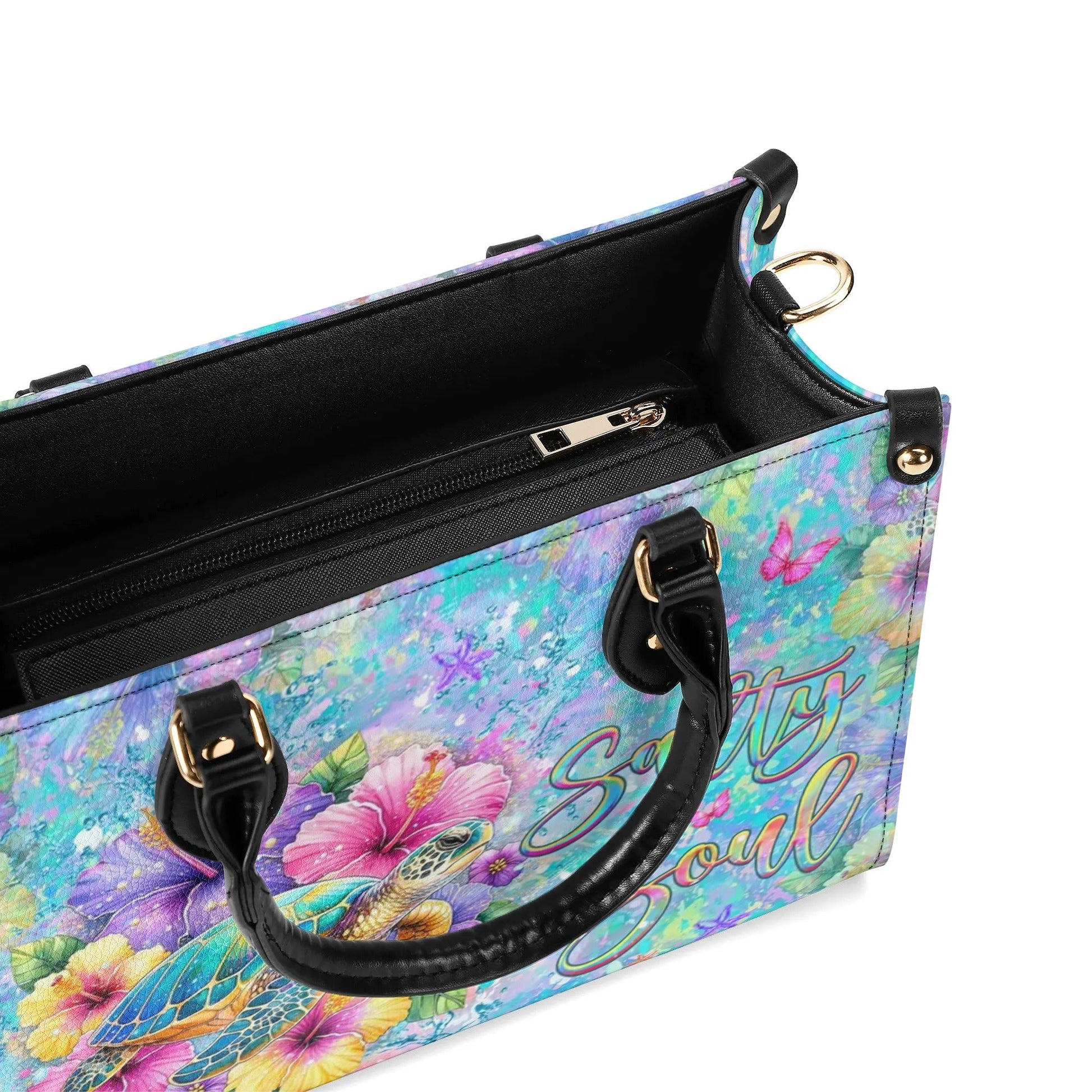 Bigcrowns SALTY SOUL TURTLE LEATHER HANDBAG G0608244