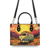 Bigcrowns CAMPING SCENE LEATHER HANDBAG N1208244