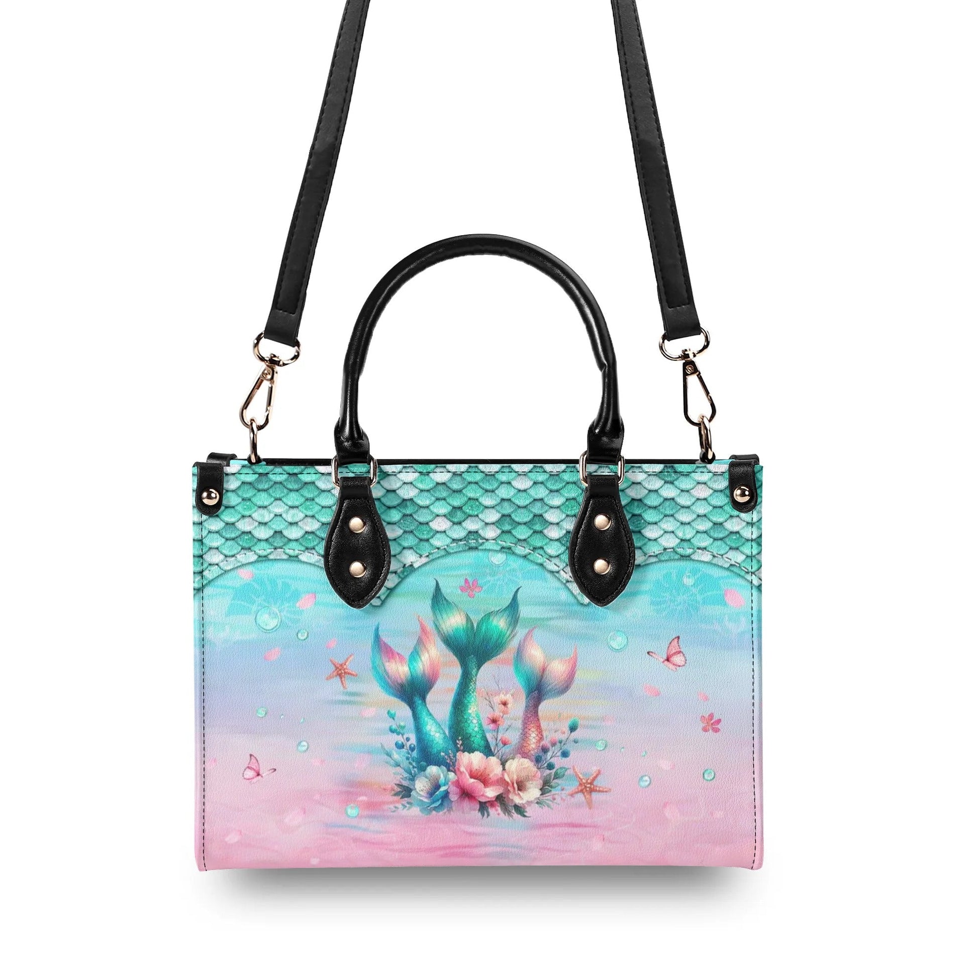 Bigcrowns SALTY AIR AND MERMAID VIBES LEATHER HANDBAG T0506243