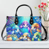 Bigcrowns OCEAN TURTLES LEATHER HANDBAG N0907243