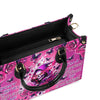 DON'T TRY TO FIGURE ME OUT SKULL REAPER ROSE LEATHER HANDBAG - TLTR3007245