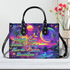 Bigcrowns SMELL THE SEA FEEL THE BREEZE LEATHER HANDBAG T3008244