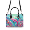 Bigcrowns DOLPHIN IN THE OCEAN LEATHER HANDBAG G0407244
