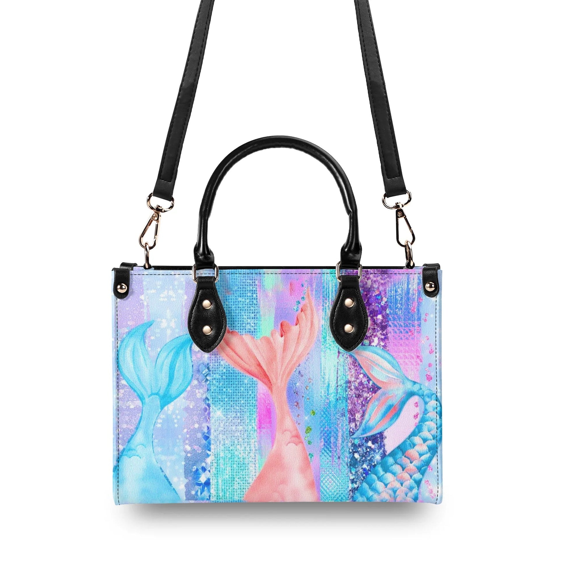 Bigcrowns MERMAID HOLOGRAPHIC LEATHER HANDBAG N3005242
