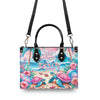 Bigcrowns DON'T WORRY BEACH HAPPY TURTLE LEATHER HANDBAG G3105244