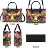 Bigcrowns MAKING MEMORIES ONE CAMPFIRE AT A TIME LEATHER HANDBAG TYTM0207242