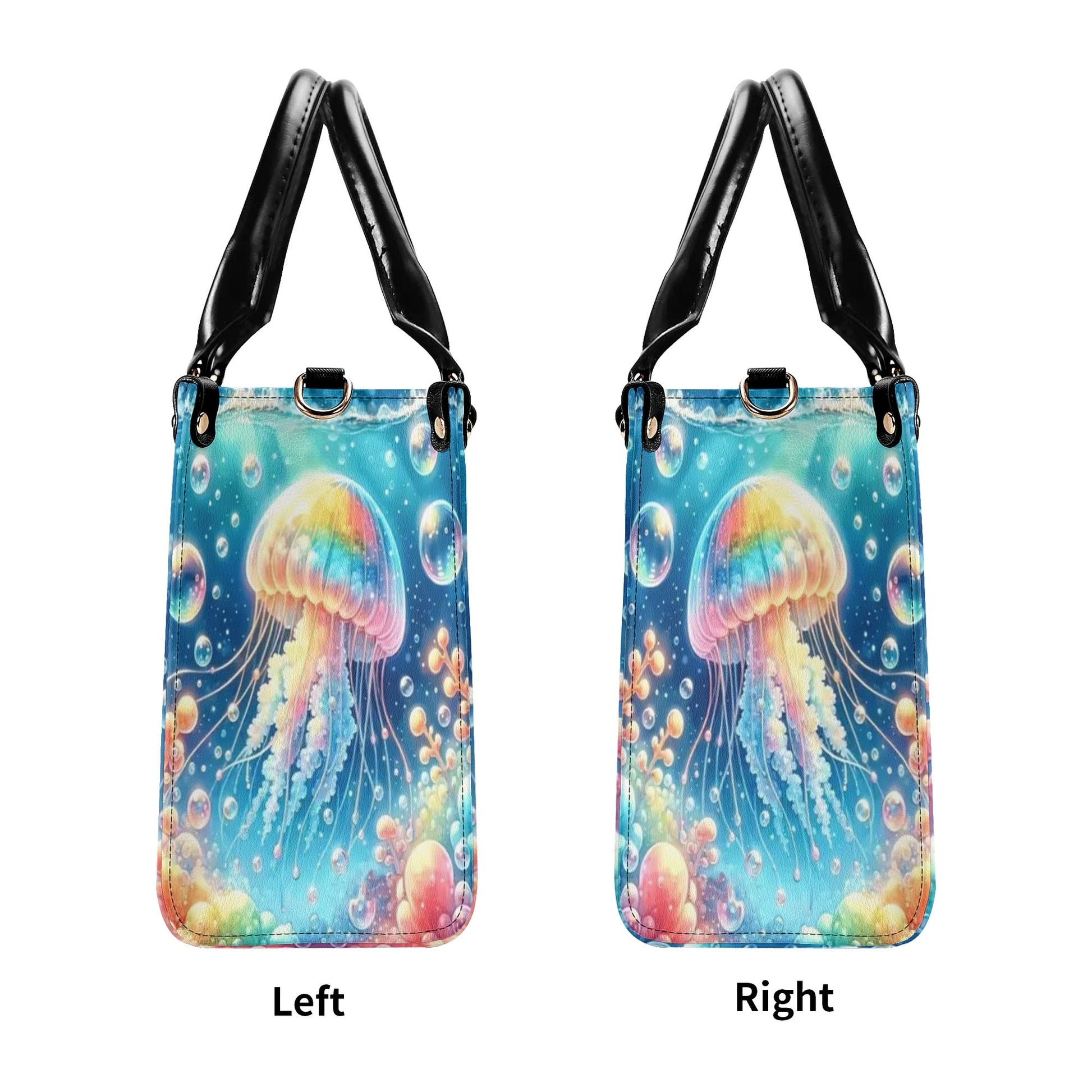 Bigcrowns AS FREE AS THE OCEAN LEATHER HANDBAG YHDU1207242