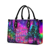 Bigcrowns NOT ALL WHO WANDER ARE LOST LEATHER HANDBAG T0509243