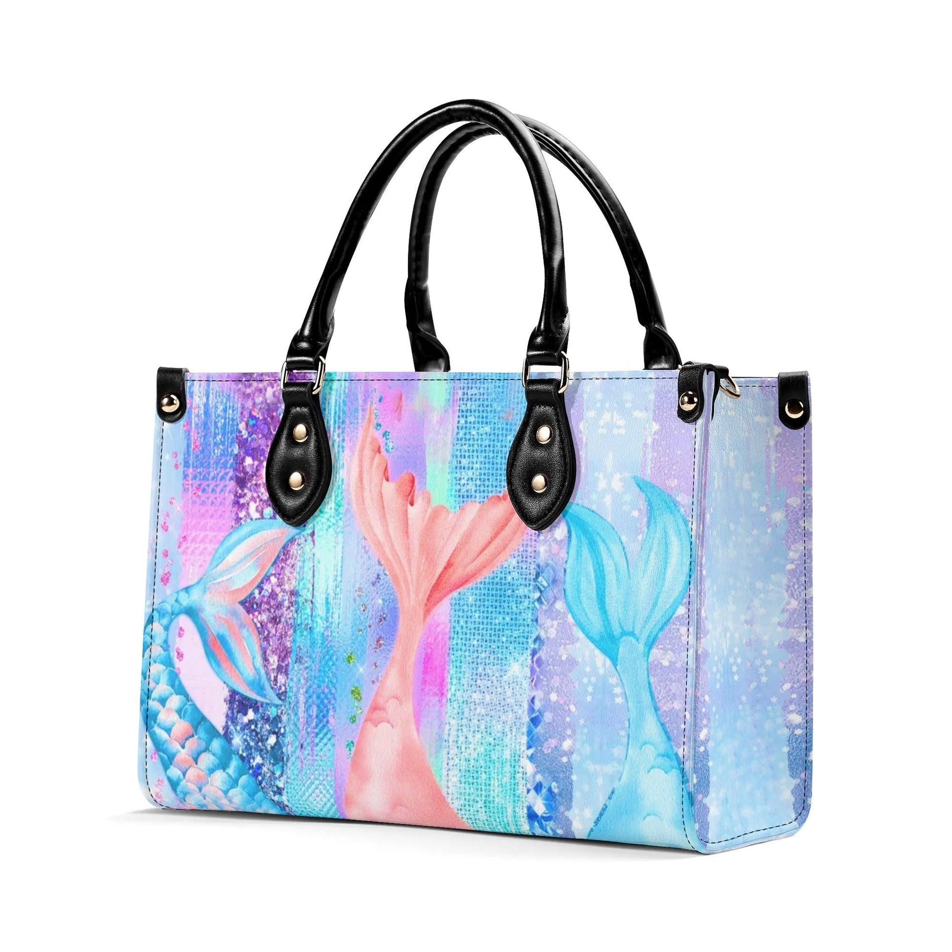 Bigcrowns MERMAID HOLOGRAPHIC LEATHER HANDBAG N3005242