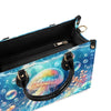 Bigcrowns AS FREE AS THE OCEAN LEATHER HANDBAG YHDU1207242