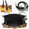 SHE IS SUNSHINE SUNFLOWER SKULL LEATHER HANDBAG - TLNT2406243