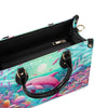 Bigcrowns DOLPHIN IN THE OCEAN LEATHER HANDBAG G0407244