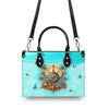 Bigcrowns SMELL THE SEA FEEL THE BREEZE LEATHER HANDBAG N1706242