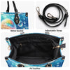 Bigcrowns AS FREE AS THE OCEAN LEATHER HANDBAG YHDU1207242