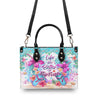 Bigcrowns LIFE IS BETTER IN FLIP FLOPS LEATHER HANDBAG T2606244