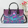 Bigcrowns SEA TURTLE UNDER MOON LEATHER HANDBAG TLPQ2307242