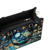Smell The Sea Feel The Breeze Turtle Leather Handbag