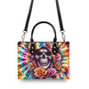 REAPER ROSE TIE DYE LEATHER HANDBAG - TLNZ0107242